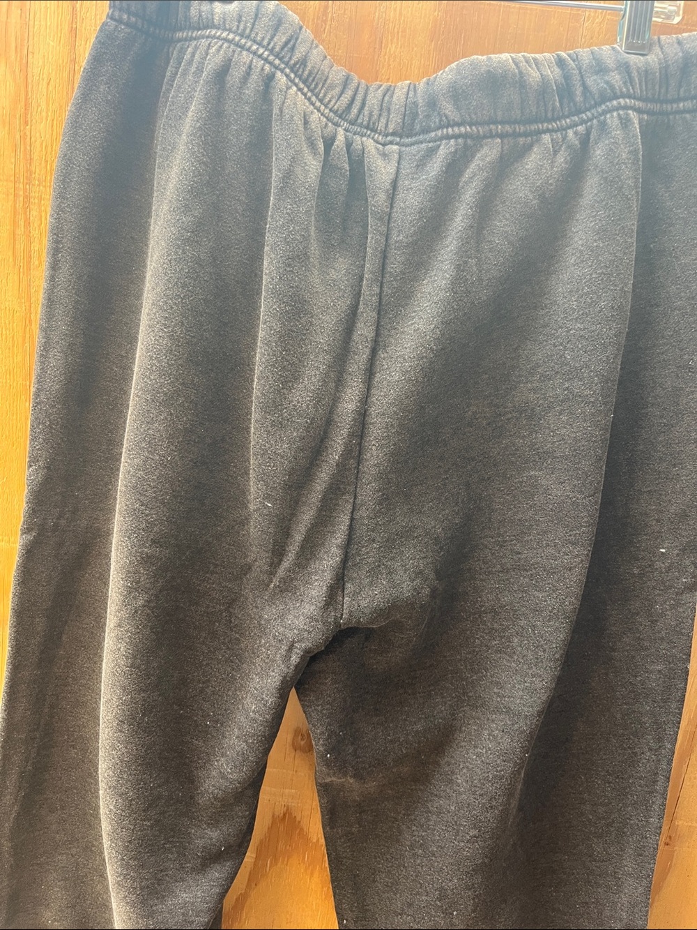 Zenana Acid Wash Grey Sweatpants Plus Size - Picture 4 of 5